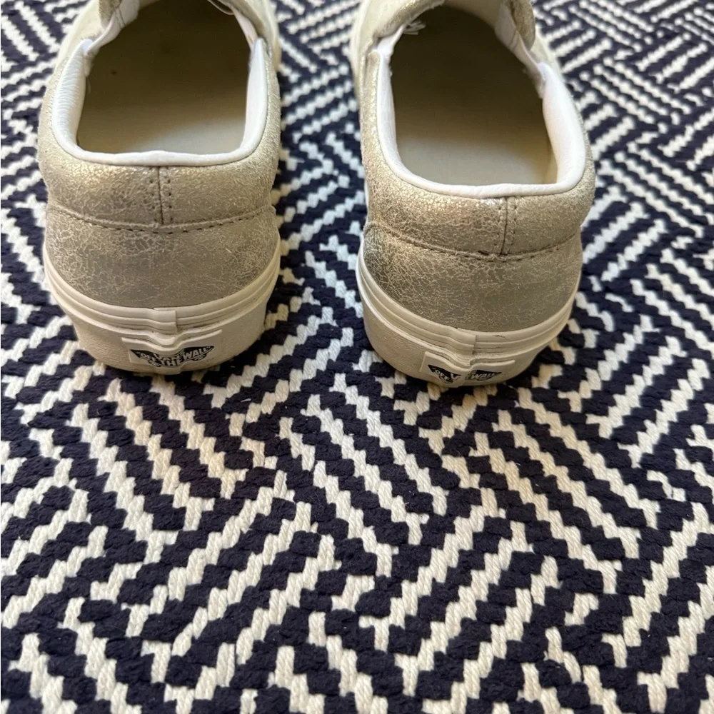 Vans Metallic Slip-On Sneakers - Gold - Picture 6 of 7